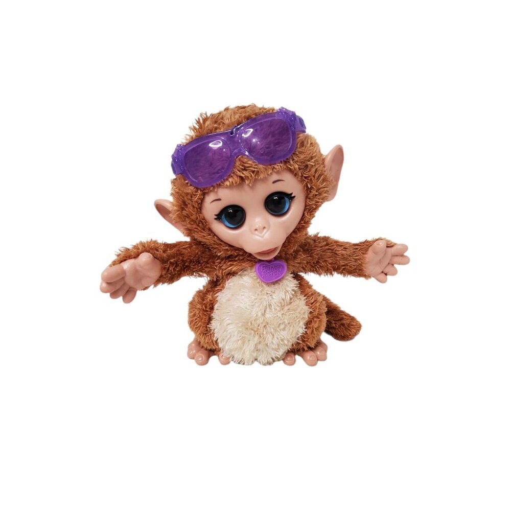 FurReal Friends "Baby Cuddles" My Giggly Monkey Interactive Pet Hasbro